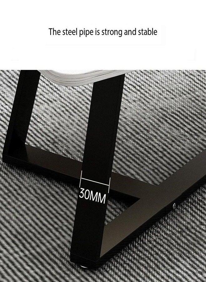 فاشون هوم الحديثة متعددة الوظائف الشمال تصميم مستطيلة الإطار الصلب أريكة مركز الجدول لغرفة الطعام مشرقة طاولة القهوة لغرفة المعيشة شقة مكاتب مساحة صغيرة 120x60x45 سم - Image 3