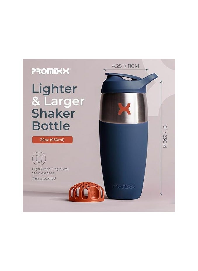 Promixx Pursuit Shaker Bottle - Stainless Steel - 950ml - Image 2