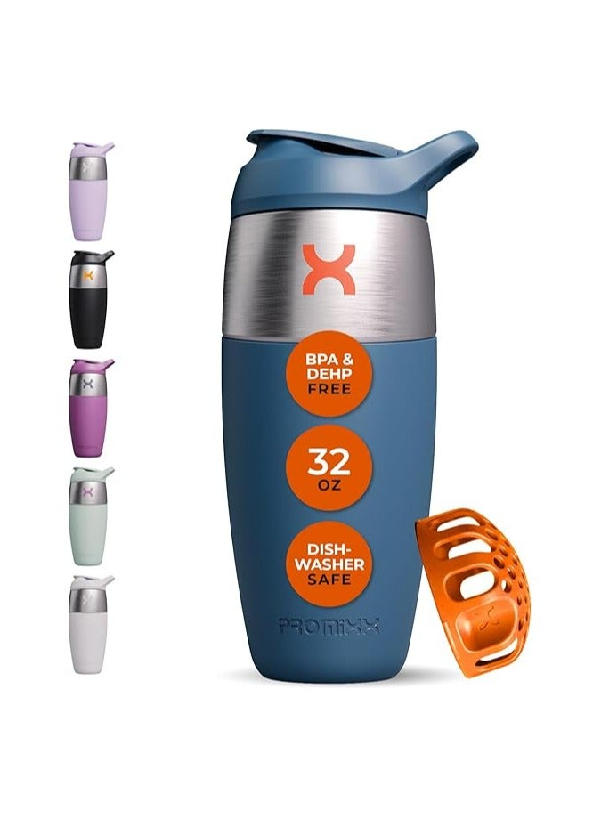 Promixx Pursuit Shaker Bottle - Stainless Steel - 950ml - Image 1