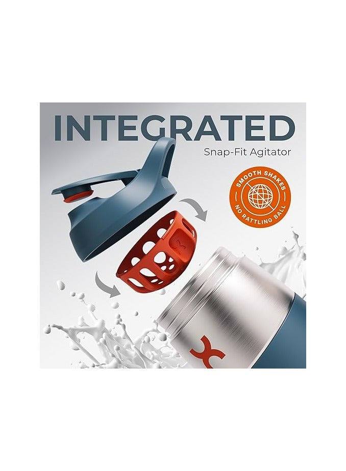 Promixx Pursuit Shaker Bottle - Stainless Steel - 950ml - Image 3