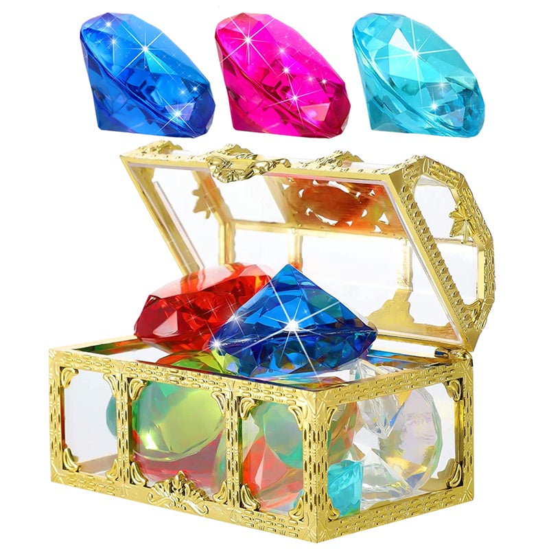 40 pcs Colorful Fake Toy Diving Pool Toy Simulated Model With Treasure Chest - Image 3