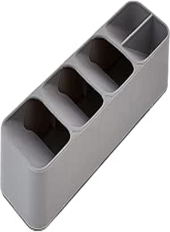 Showay Plastic Drawer Cutlery Organizer Tray Kitchen Storage Holder Rack For Cutlery Silverware Compact Cutlery Tray Spoon Cutlery Box