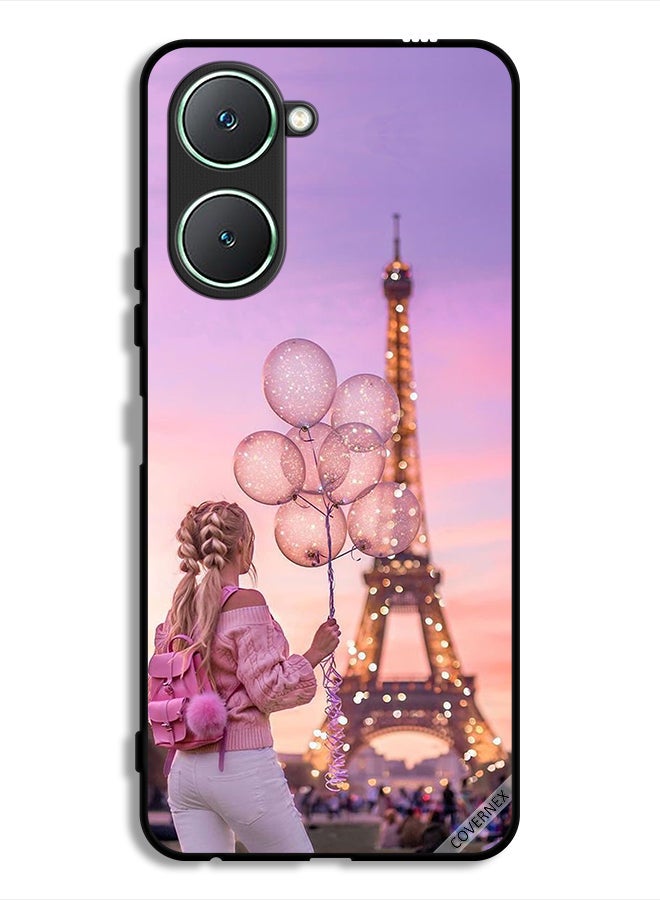 Covernex Vivo Y18i 4G Protective Case Cover Girl Holding Balloons