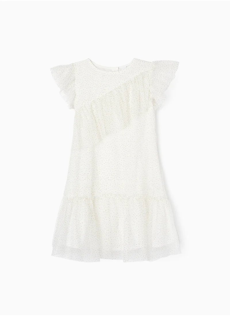 Zippy Zippy Tulle Dress With Ruffles For Girls