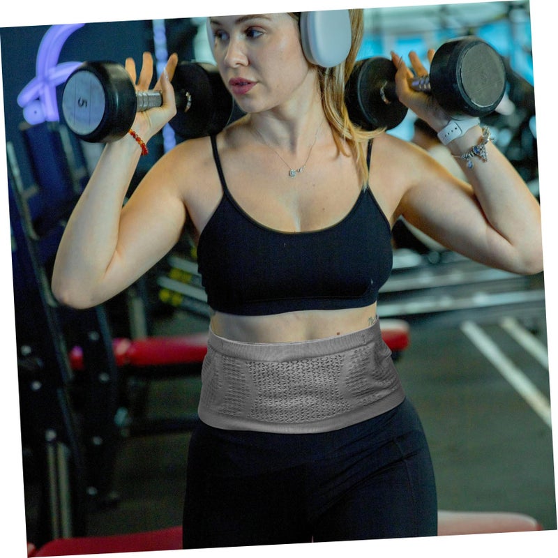 High Elasticity Running Belt Large Capacity Phone Holder Breathable Waistband for Men Women - Image 5