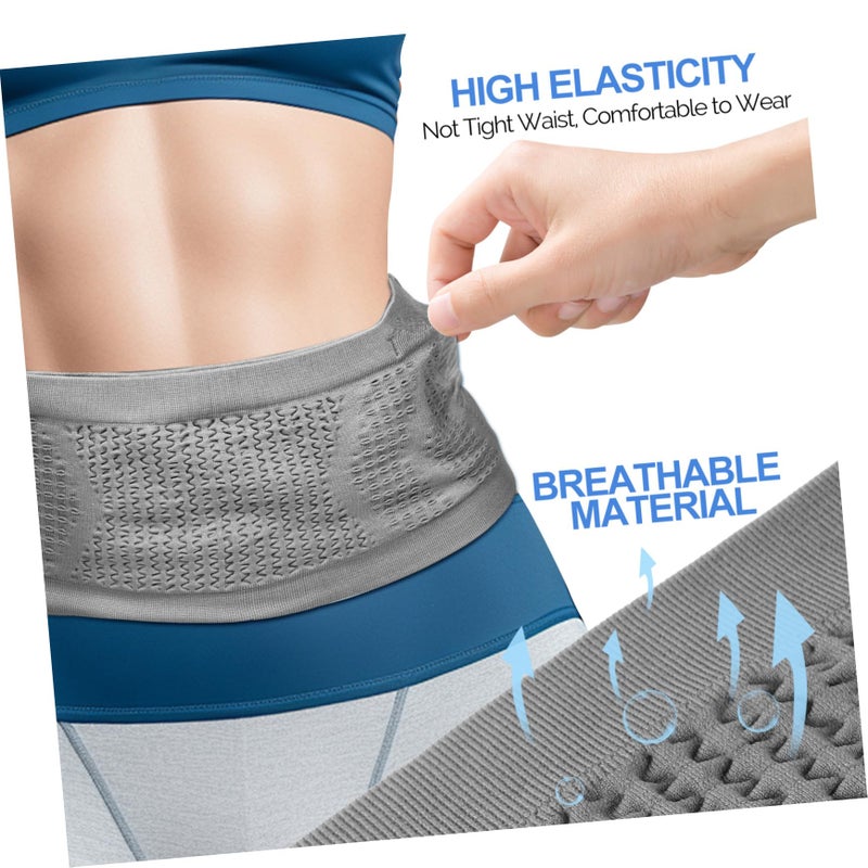 High Elasticity Running Belt Large Capacity Phone Holder Breathable Waistband for Men Women - Image 4