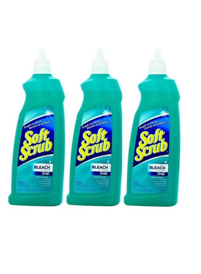Soft Scrub Soft Scrub Gel Cleanser With Bleach 28.6 Oz (3 Pack) - Image 1