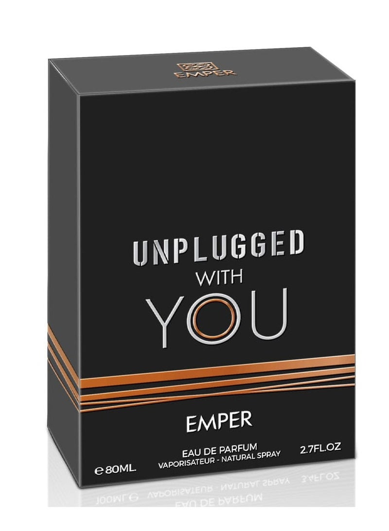 emper Unplugged With You Eau De Parfum 80ml - Image 2