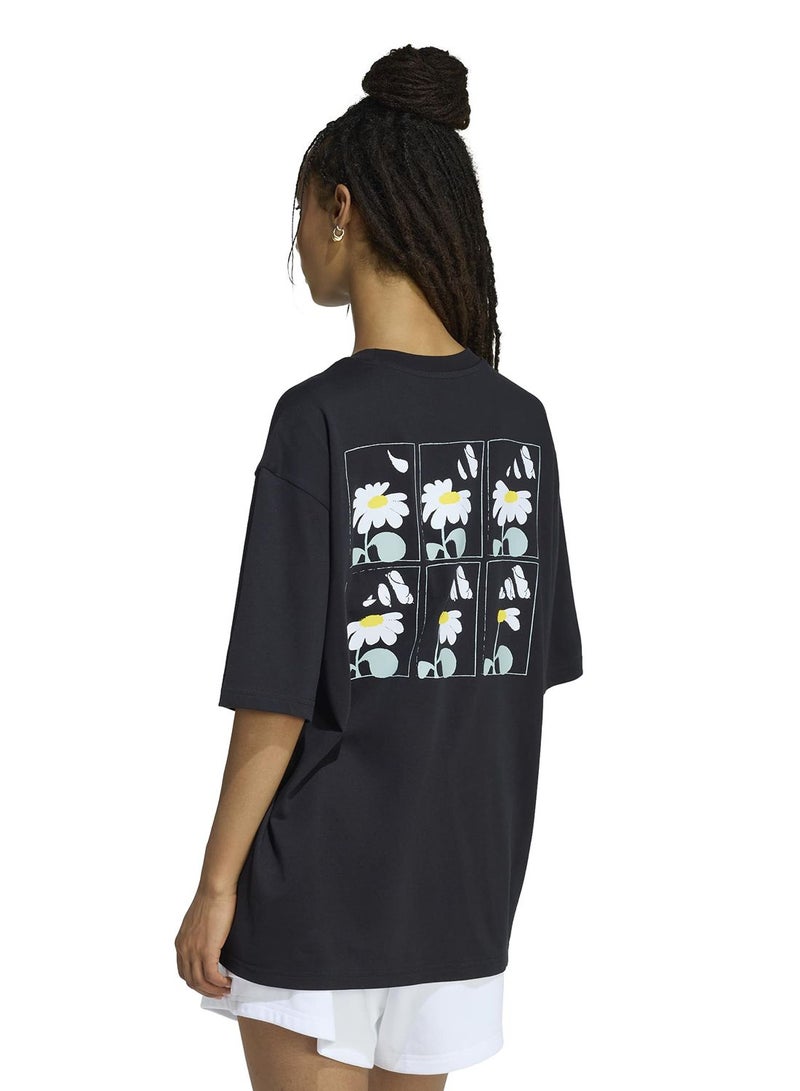Adidas Soft Side Oversized Graphic T-Shirt - Image 2