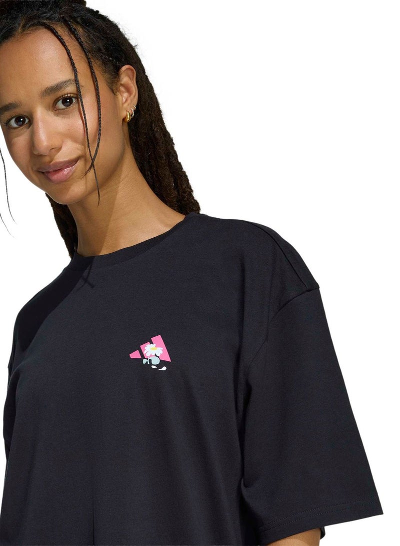 Adidas Soft Side Oversized Graphic T-Shirt - Image 3