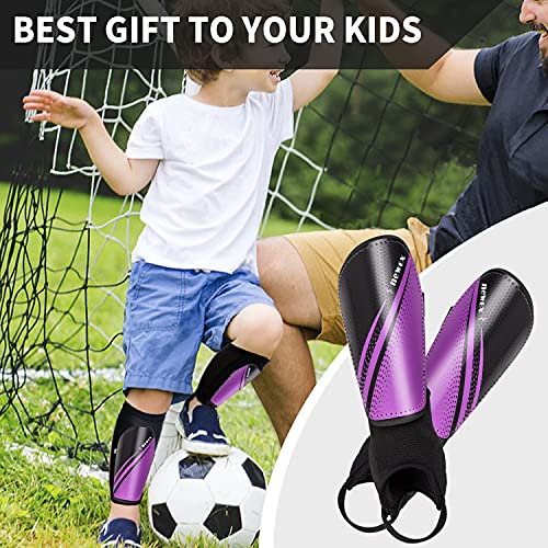 newox Soccer Shin Guards Kids Youth - Shin Pads Protection Boys Shin Guards Soccer Toddler - Soccer Shin Guards for Kids 3-15 Years Old Girls Boys - Image 4
