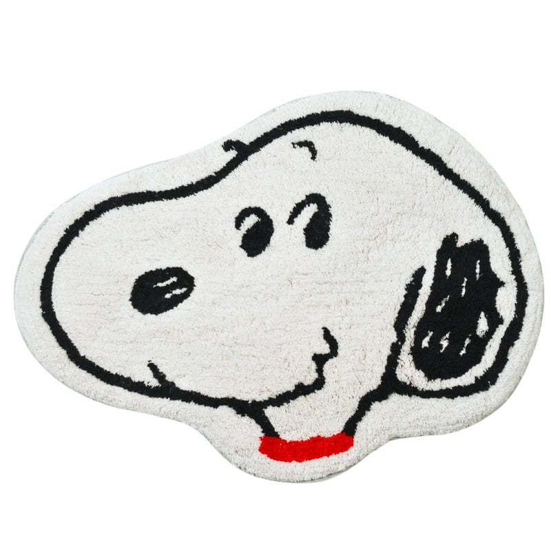 Franco Franco Collectibles Peanuts Snoopy 100% Cotton Non Slip Plush Bathroom Mat Rug (Officially Licensed Product) - Image 1