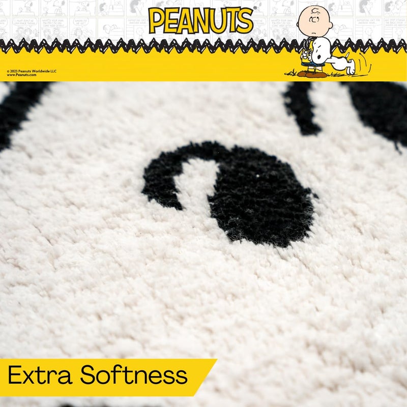 Franco Franco Collectibles Peanuts Snoopy 100% Cotton Non Slip Plush Bathroom Mat Rug (Officially Licensed Product) - Image 5