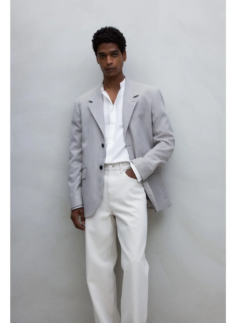 اتش اند ام Regular Fit Grandad shirt