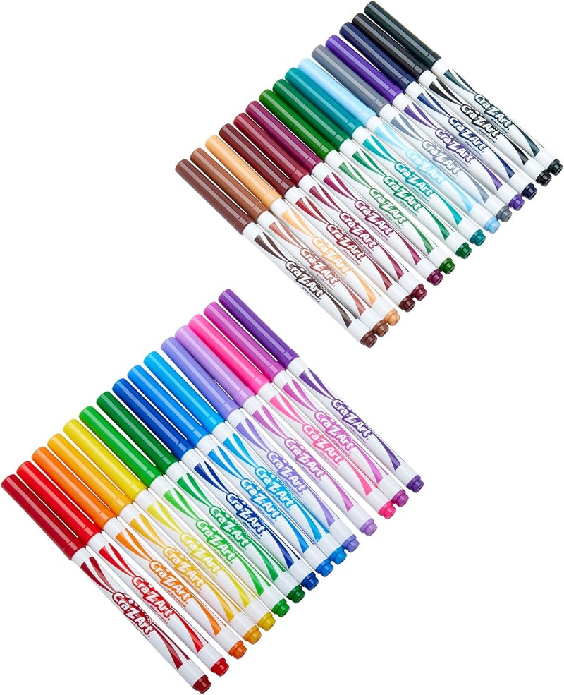 Cra-Z-Art Washable Super Tip Markers, 30 Count - Multicolored Drawing Markers - Image 2