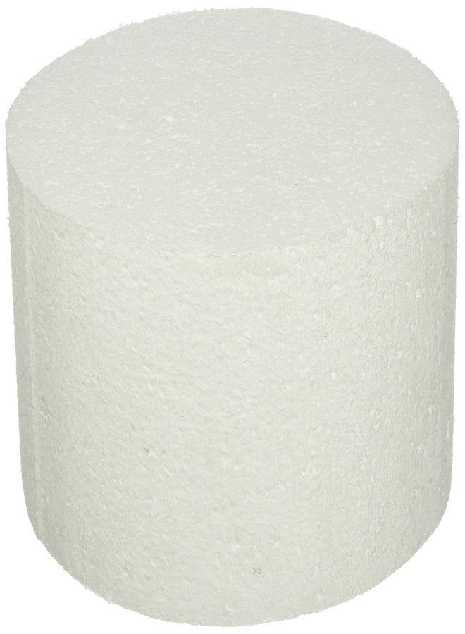 Oasis Supply Dummy Round Cake, 8" x 5", White