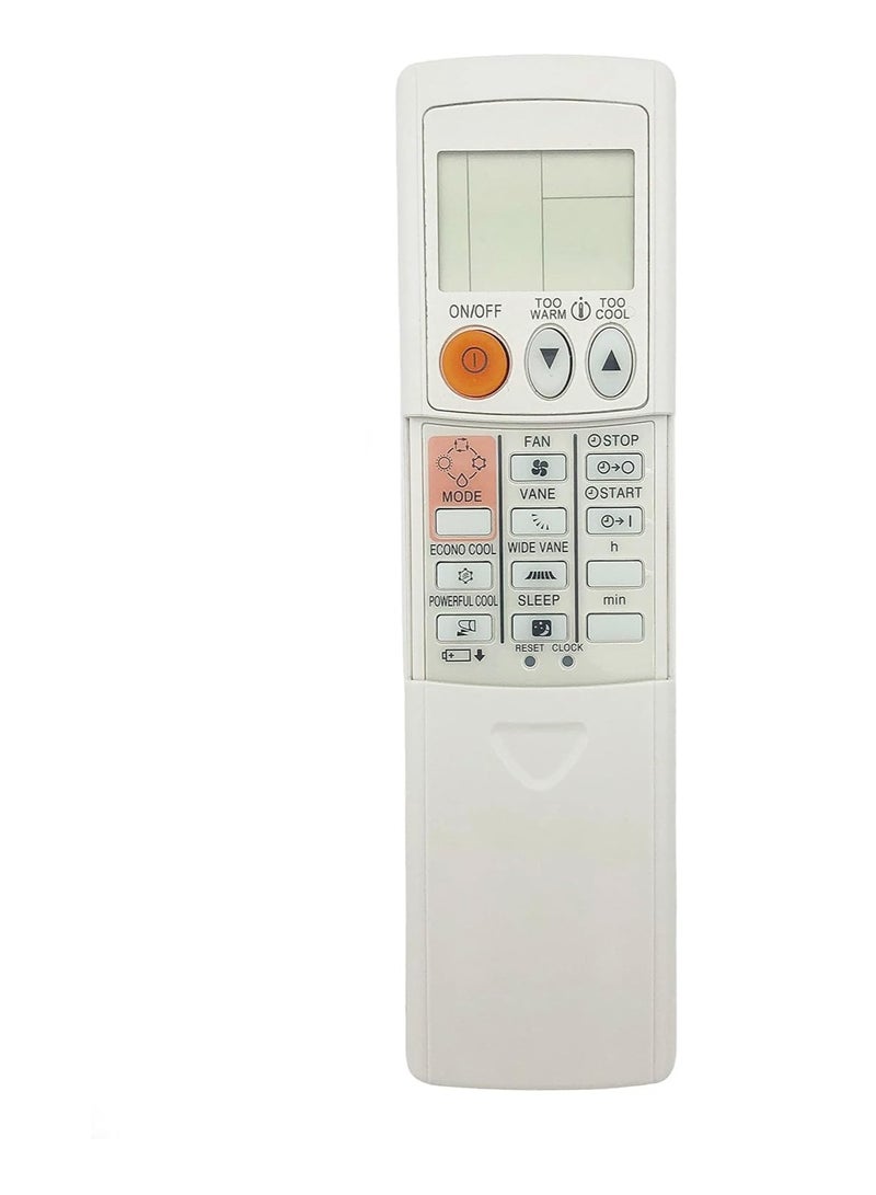 Universal Remote Control Replacement for Mitsubishi Air Conditioner A/C for Most Models Like MSZ-A12NA MSZ-GE09NA MSZ-A15NA MSZ-D30NA MSZ-A24NA-1 KM07M KM15E (Display in Celsius) - Image 2
