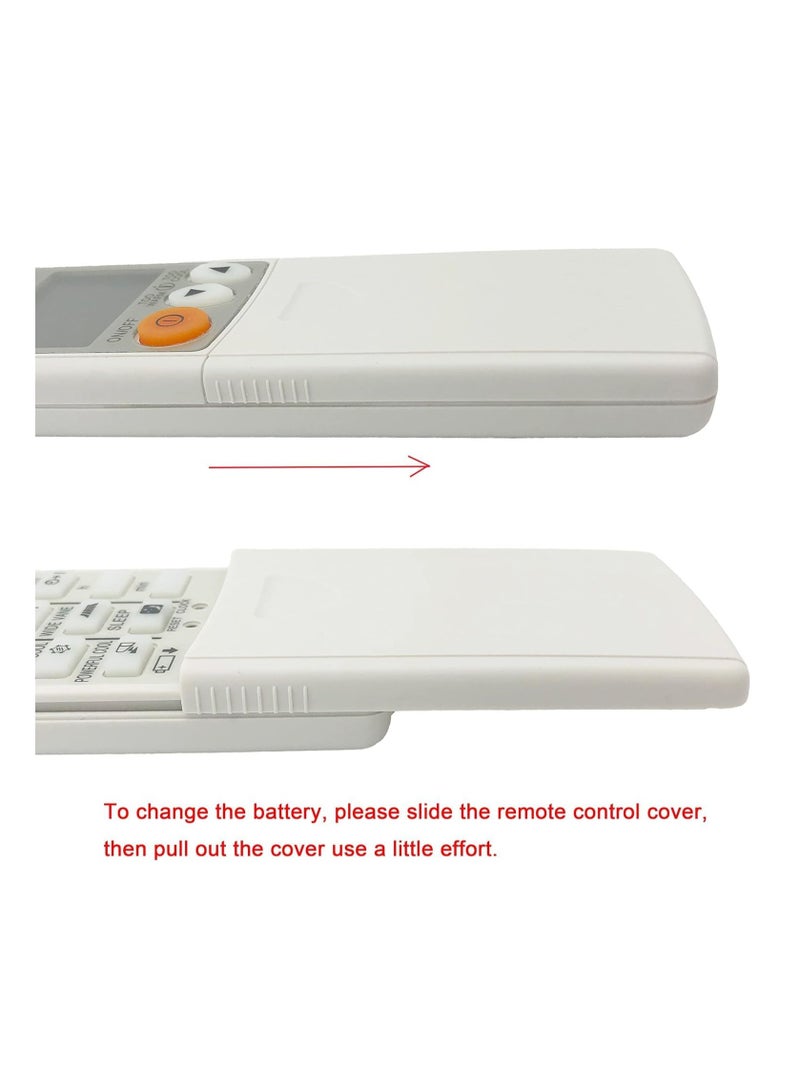 Universal Remote Control Replacement for Mitsubishi Air Conditioner A/C for Most Models Like MSZ-A12NA MSZ-GE09NA MSZ-A15NA MSZ-D30NA MSZ-A24NA-1 KM07M KM15E (Display in Celsius) - Image 4