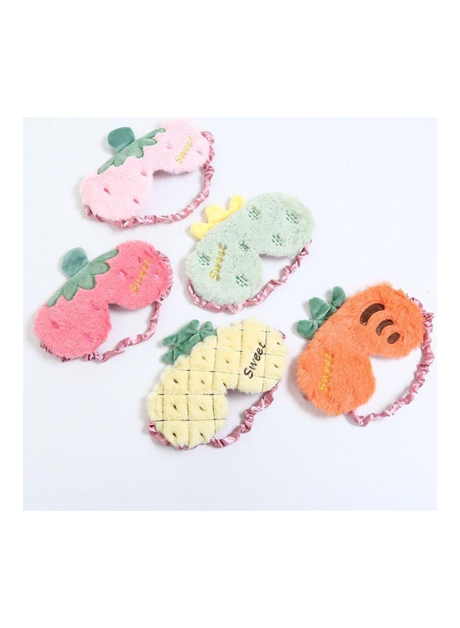 NIBEMINENT Cute Fruit Strawberry Plush Eye Mask 19x10x1cm - Image 3