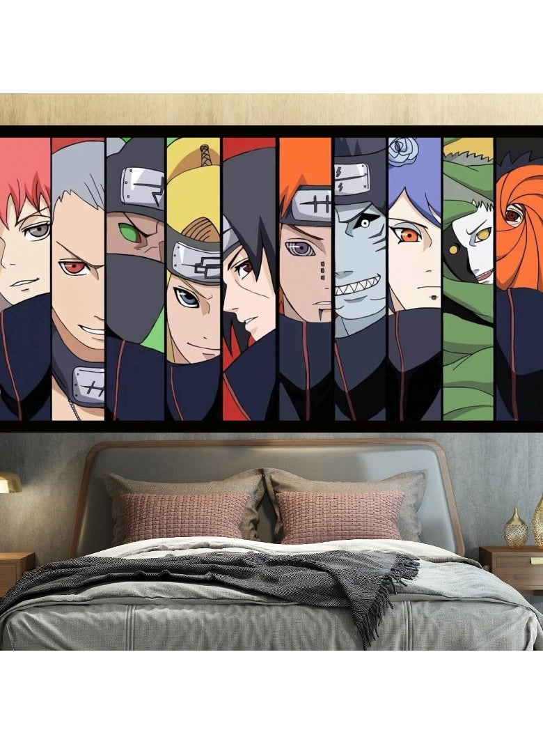 KUYING New Naruto Anime Background Cloth 