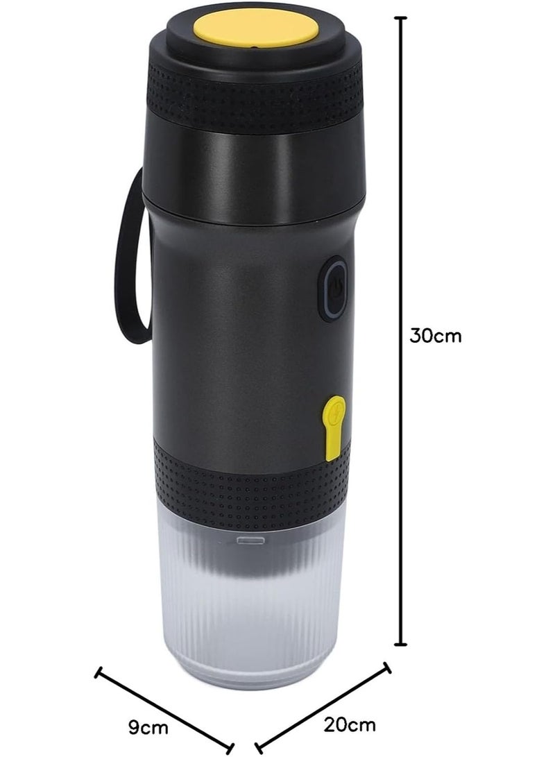 MUNTAQI 3-in-1 Portable Electric Espresso Machine – Compact Coffee Maker with Manual & USB Rechargeable Options – Compatible with Ground Coffee & Capsules – Travel Espresso Maker for Home, Office & Outdoor Use - Image 4