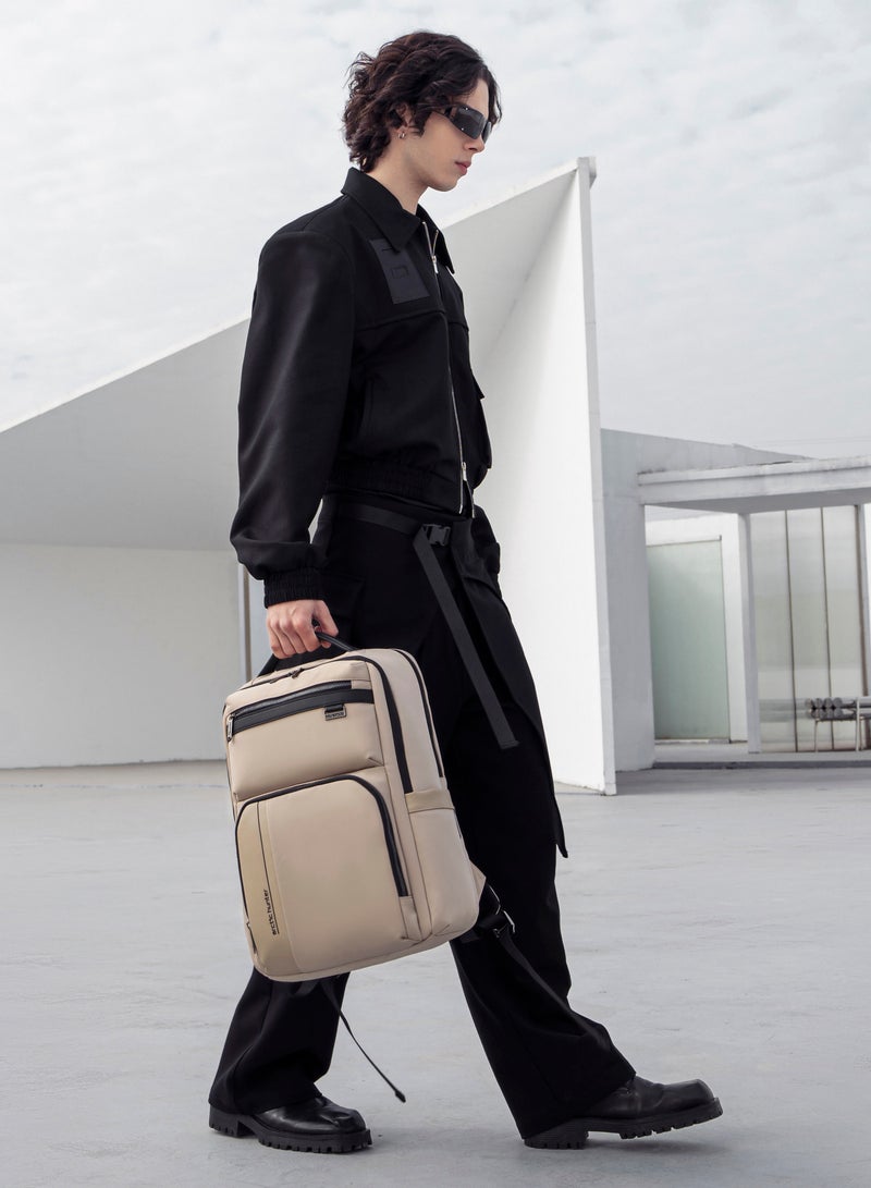 ARCTIC HUNTER Travel Backpack 20 L Durable Premium Water Resistant Shoulder Laptop Daypack for Office Business Travel College School, B00808 - Khaki - Image 2