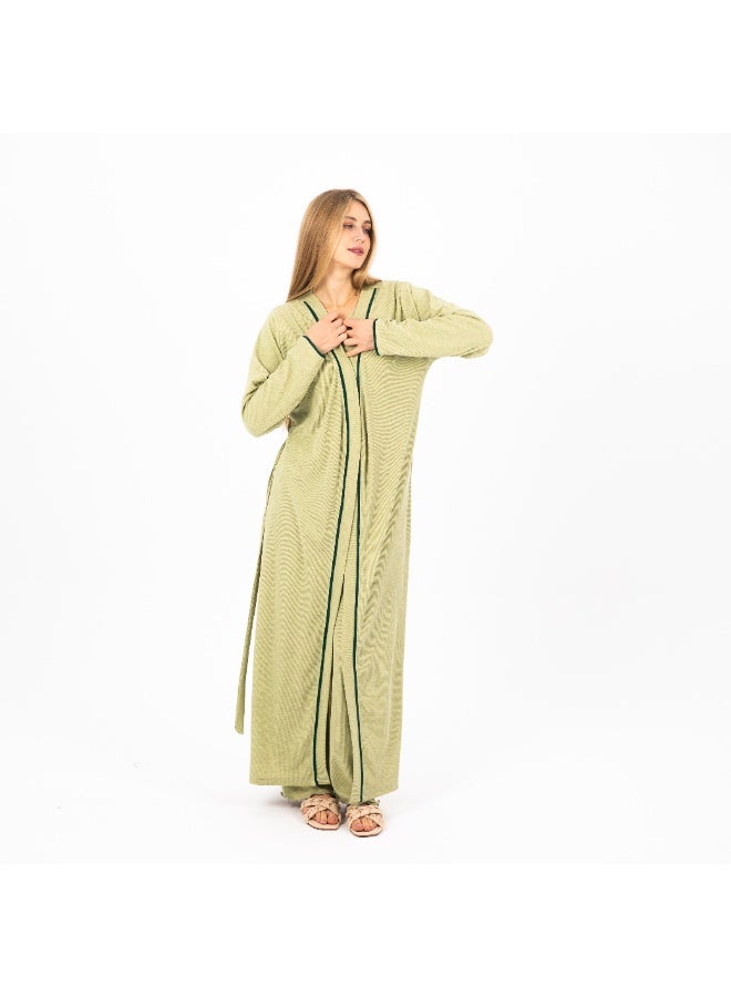 zecotex  Women's Cotton Printed Robe | Lightweight Floral Housecoat with Waist Belt | Soft & Breathable Loungewear for Home & Sleepwear  - Image 4