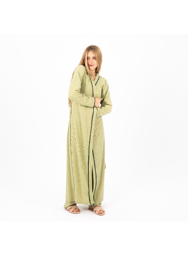 zecotex  Women's Cotton Printed Robe | Lightweight Floral Housecoat with Waist Belt | Soft & Breathable Loungewear for Home & Sleepwear  - Image 5