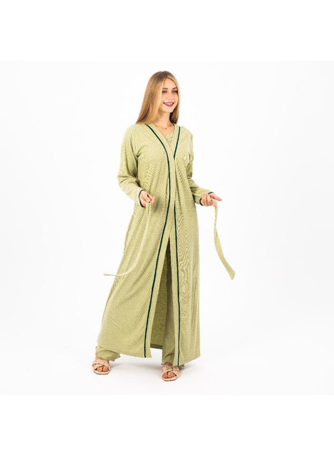 zecotex  Women's Cotton Printed Robe | Lightweight Floral Housecoat with Waist Belt | Soft & Breathable Loungewear for Home & Sleepwear  - Image 2