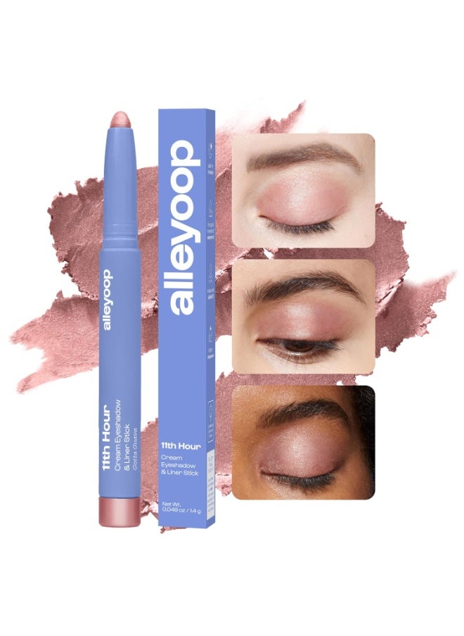 ALLEYOOP ALLEYOOP 11th Hour Cream Eye Shadow Sticks - Gotta Guava (Shimmer) - Award-winning Eyeshadow Stick - Smudge-Proof and Crease Proof for Over 11 Hours - Easy-To-Apply and Compact for Travel, 0.05 Oz  - Image 3