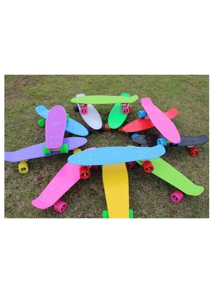 SportQ - SportQ®️ Anti-Slip Plastic Skateboard Skateboard Suitable for Teens, Adults, Youth and Beginners - Image 1