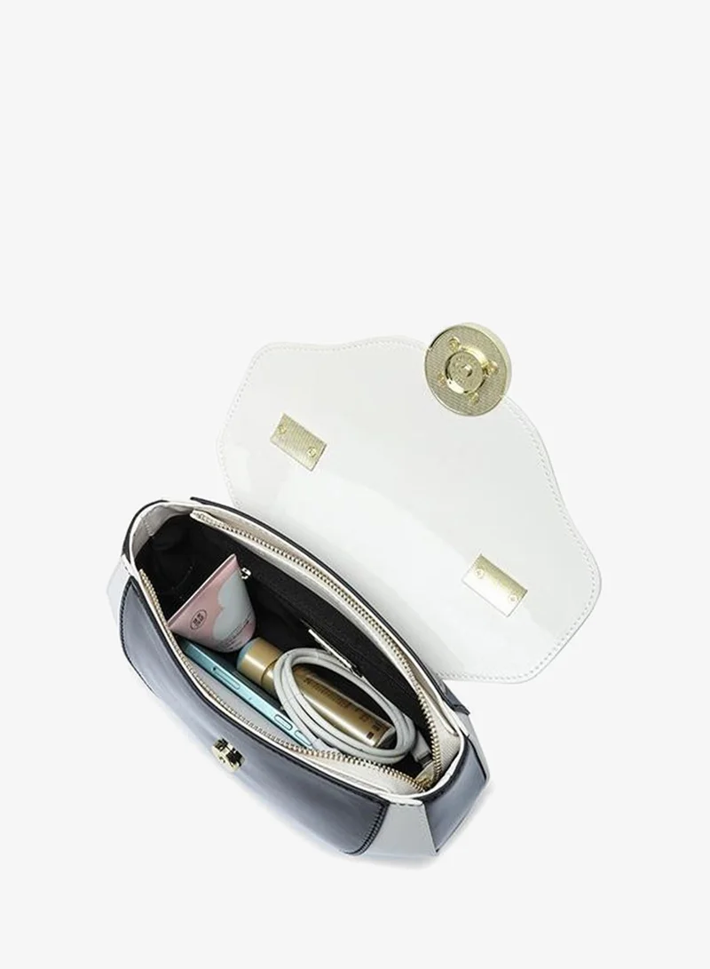 Fyor  Paneled Curved Top-Handle Bag TKC 009 for Women | Best Price UAE