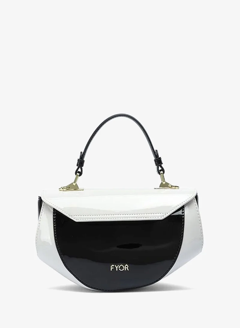 Fyor  Paneled Curved Top-Handle Bag TKC 009 for Women | Best Price UAE
