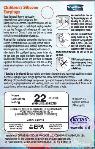 TOPMED ETS Top Med Soft Silicone Earplugs Value Pack, 6 Pairs Moldable Silicone Putty Ear Plugs for Sleeping, Snoring, Swimming, Travel - Image 3
