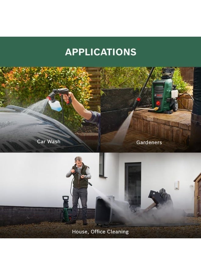 BOSCH خرطوم ضغط عالي للمنزل والحديقة، بطول 6 أمتار، ملحق غسالة أكواتاك، أسود - F016800360 - Image 4