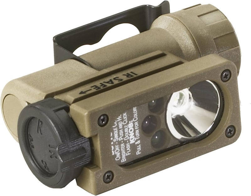 Streamlight 14122 Sidewinder Compact 55-Lumens Hands Free Military Flashlight with Lithium Battery in Mailer, Coyote - Image 1