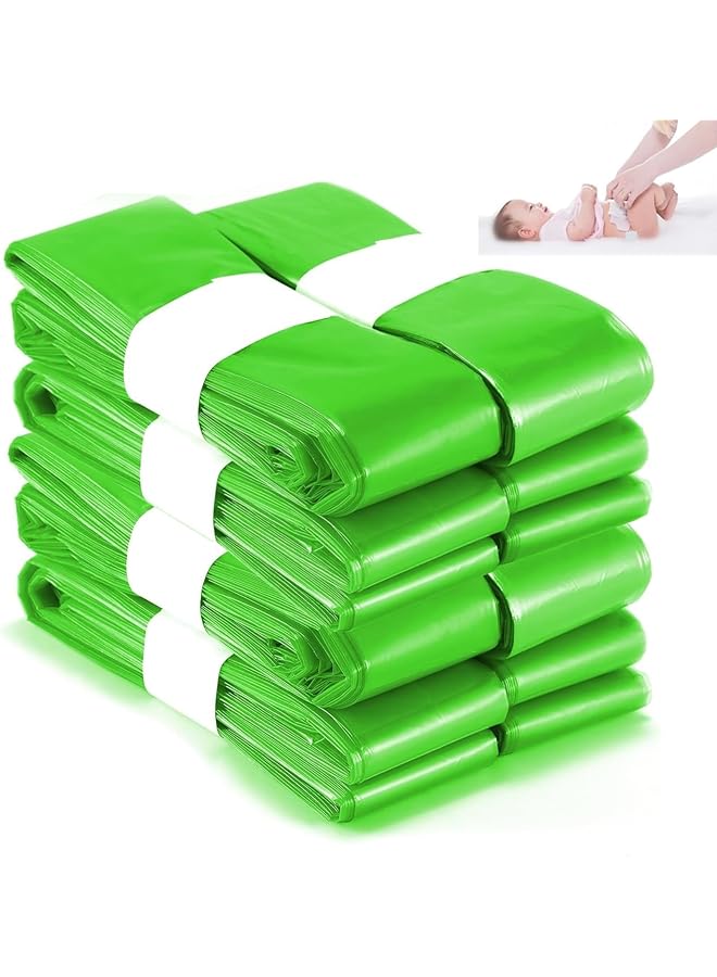 8Pcs Eco Friendly Nappy Bin Refull Bags Diaper Refill Liners Diaper Pail Liner Disposal Refills - Image 1