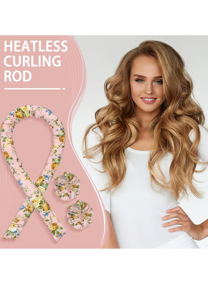 SYOSI Satin Heatless Hair Curler, Stylish Heatless Curling Rod for Long Hair, Heatless Hair Curler Set for Hair Styling, Heatless Hair Curler to Sleep in, Hair Curls Styling Tool for All Hair Types - Image 5