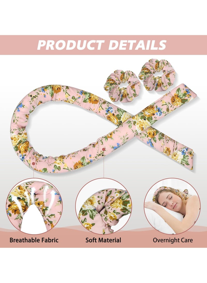 SYOSI Satin Heatless Hair Curler, Stylish Heatless Curling Rod for Long Hair, Heatless Hair Curler Set for Hair Styling, Heatless Hair Curler to Sleep in, Hair Curls Styling Tool for All Hair Types - Image 3