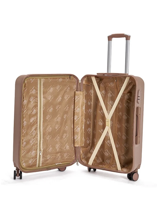 LIMRA Travel bags consisting of 2 luggage bags with a solid and strong design, size 24"16" inches gold