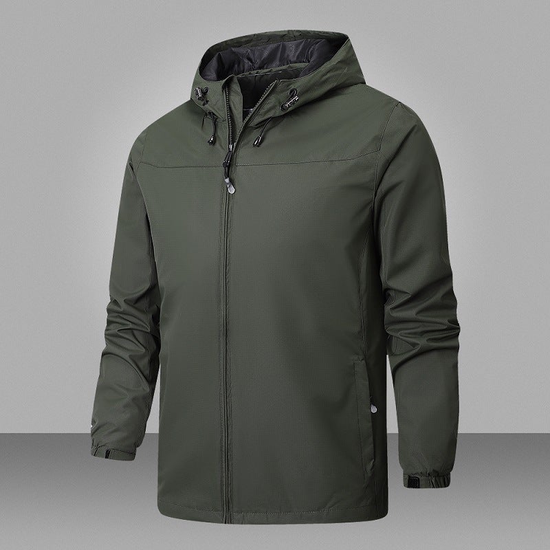 Spot Coat Men'S Sports Jacket Windproof Waterproof Large Size Men'S Thin Assault Clothing Group - Image 3