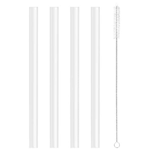 CampTek Straws Replacement Compatible with CamelBak eddy+ Water Bottle, 4 BPA-FREE Straws and 1 Straw Cleaning Brush（25oz/32oz） - Image 1