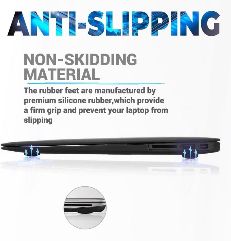 LeFix 8 Pcs Laptop Rubber Feet (0.7 inch Diameter), Non-Slip Replacement Bottom Feet for MacBook Pro/Air Case,Including 2 Surface Wipes - Image 5