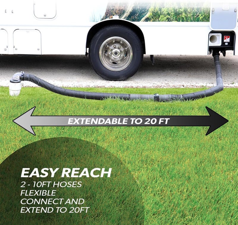 Valterra D04-0675 20' Silverback Sewer Hose Kit - Image 3