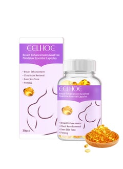 EELHOE Bust Enhancement Capsules - Firming and Nourishing Breast Care Capsules  - Image 1