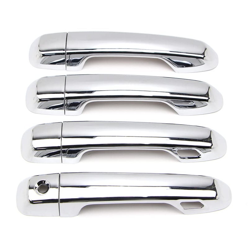 Dreamseek Door Handle Cover for Toyota Land Cruiser Prado J150 J200 LC200 Lexus GX460 20102022 Molding Chrome Exterior Trim Decoration Protector Cap wSmart Keyhole