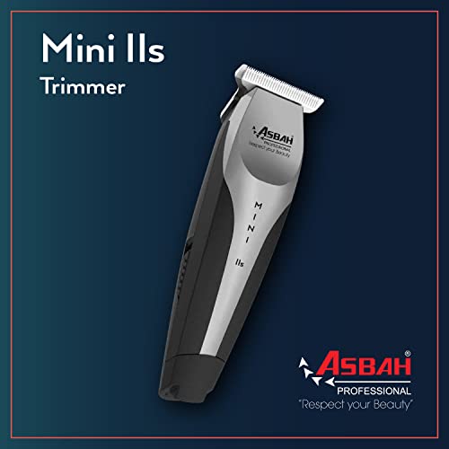 Asbah Professional Mini lls Trimmer | Cordless Trimmer | Beard & Mustache Cordless Grooming Clipper with Guide Comb | One Year Warranty, Lifetime Repair & Services (Multicolor) - Image 2