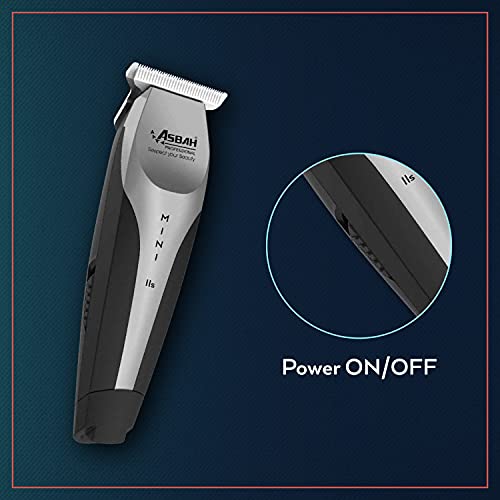 Asbah Professional Mini lls Trimmer | Cordless Trimmer | Beard & Mustache Cordless Grooming Clipper with Guide Comb | One Year Warranty, Lifetime Repair & Services (Multicolor) - Image 5