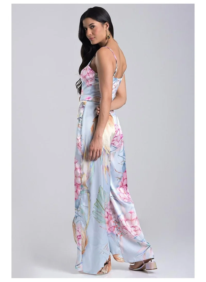 Carmen Steffens  Printed Satin Jumpsuit for Women | Best Price UAE