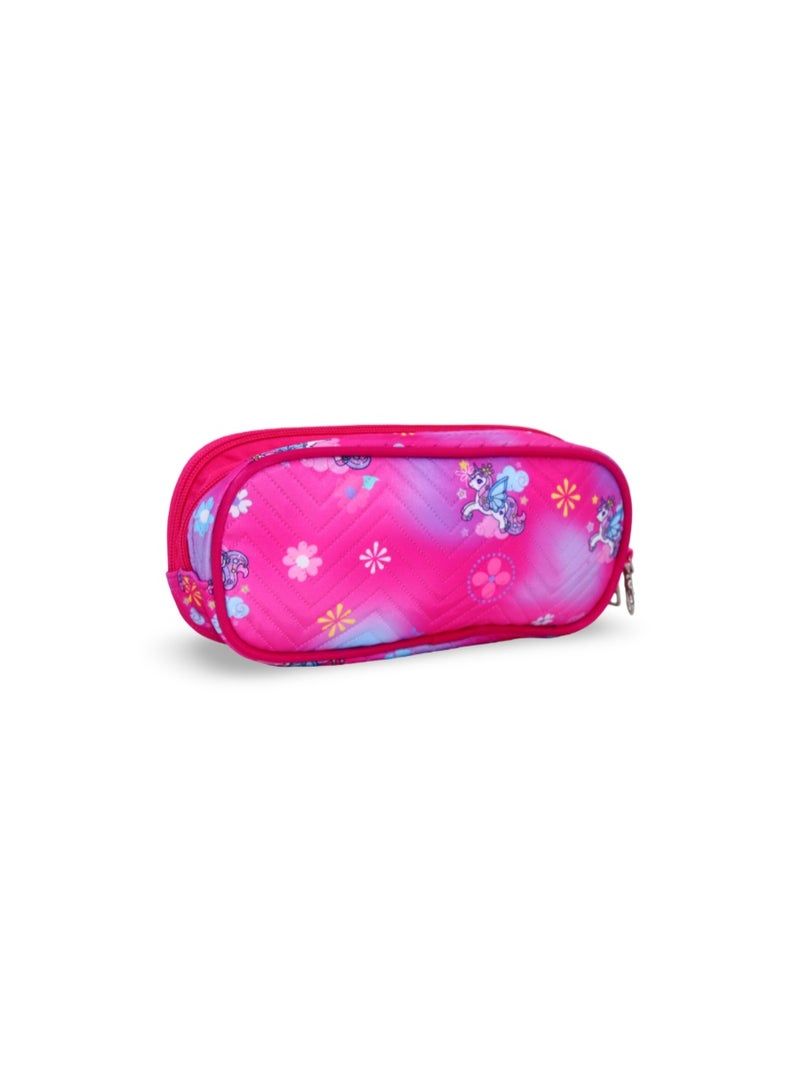 Migo Unicorn Pencil Case – Pink - Image 2